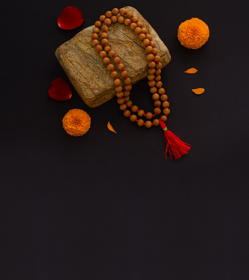 Pooja with Jap Mala