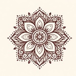 Stencil Rangoli