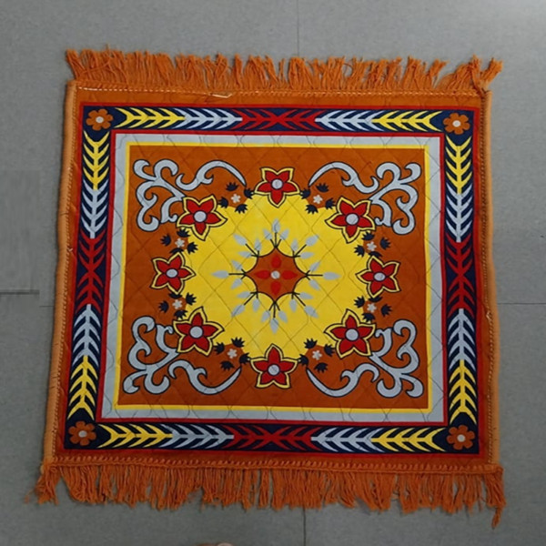Aasan | Pooja Mat | Velvet | Medium | 24x24 | AA002