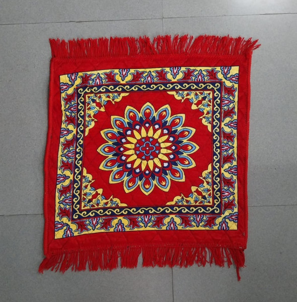 Aasan | Pooja Mat | Velvet | Medium | 24x24 | AA002