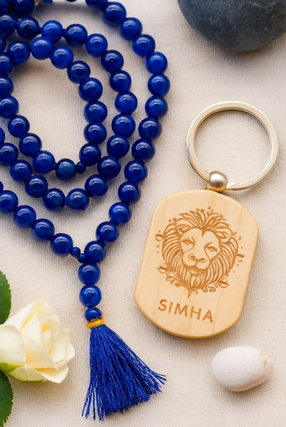 Blue Sapphire Mala - 108 +1 Beads - 6 MM