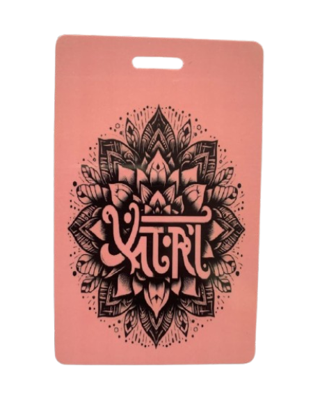 Baggage Tag | Yatri Tag – For Every Journey | Pink Colour | Pack of 3 | BT003