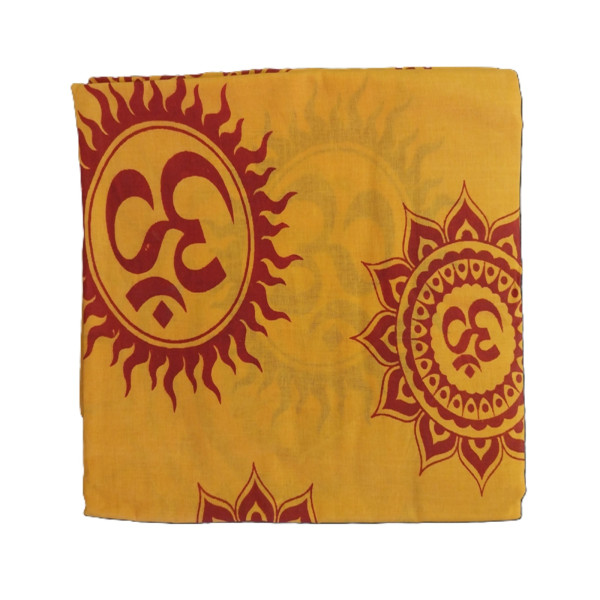 Cotton Shawl - 2 Mtrs - Gayatri Mantra - VI004