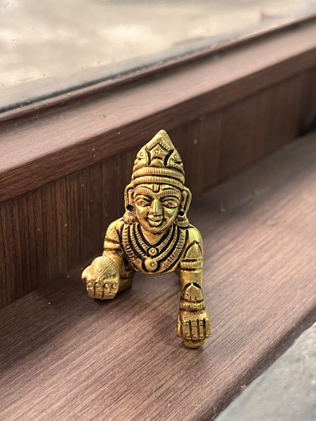Idols | Child Krishna | Laddu Gopal | Brass | GI004