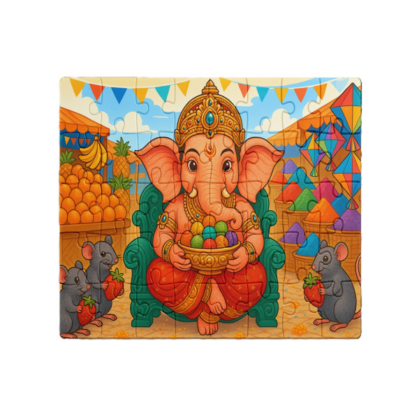 Lord Ganesha Puzzle | Kids Learning Puzzle | PZ004