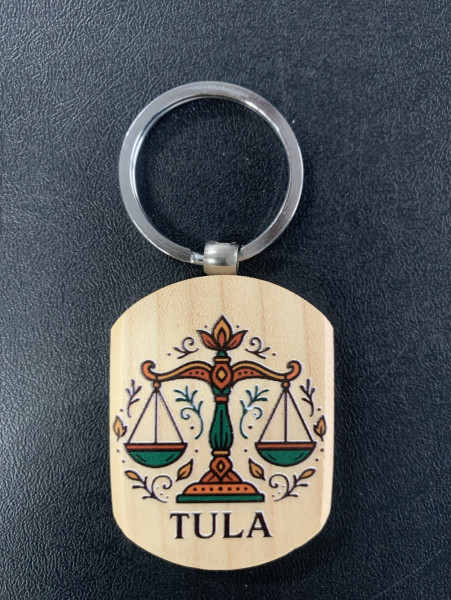 Wooden Key Chain - Tula - UV Printing