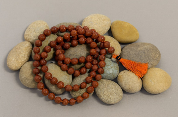 Sun Stone - 108 + 1 Beads - 6 MM