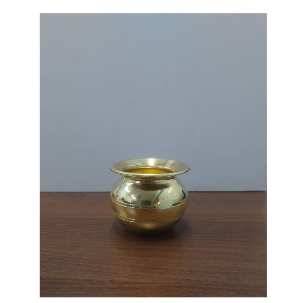 Kalash Patra | Lota | Brass - Size 5 - Design 2 - BI004