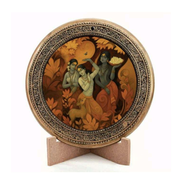 Gaumaya Craft | Wall Hanging | Laminate | Krishna Leela | GC007