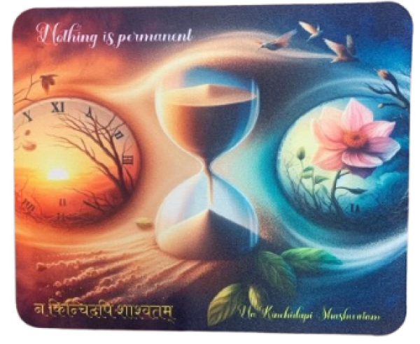 Nothing is Permenant | Na Kinchidapi Shashwatam - Mouse Pad