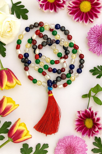 Navaratna Mala - 108 + 1 Beads