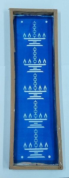 Stencil Rangoli | Wooden Frame | 17" x 5" | SR015