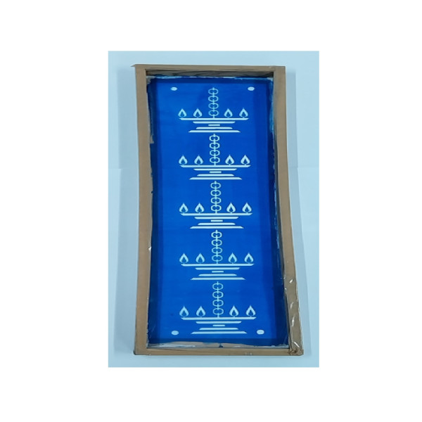 Stencil Rangoli | Wooden Frame | 17" x 5" | SR015