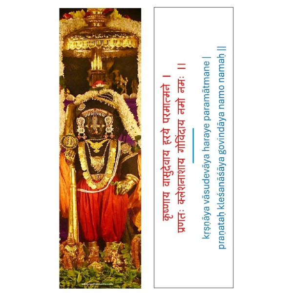 Sanatani Bookmarks - Sri Krishna (Udupi) (Set of 4) - BM003