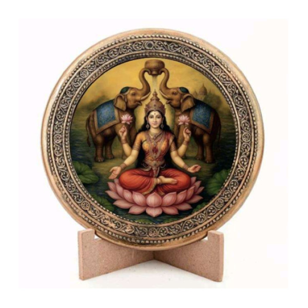 Gaumaya Craft | Wall Hanging | Laminate | Sri Mahalakshmi | GC033