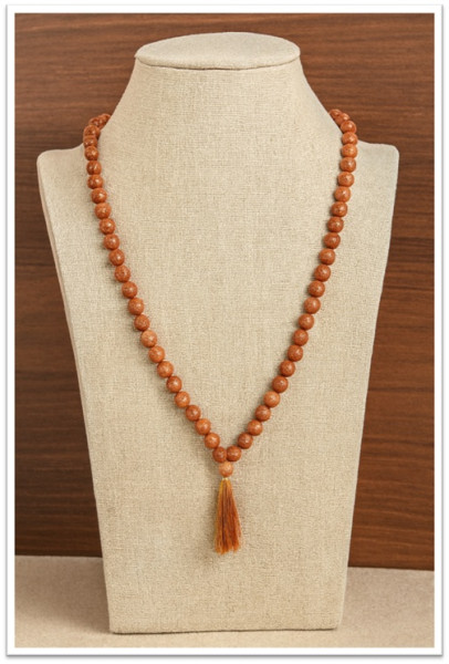 Sun Stone - 108 + 1 Beads - 8 MM