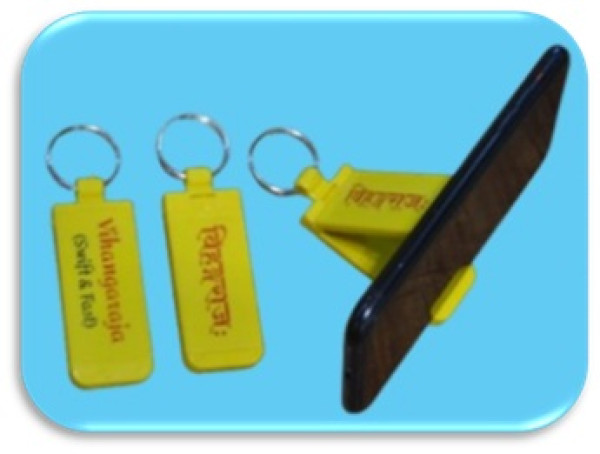 Key Chains with Mobile Stand | Vihangaraja | Pack of 2 | KC001