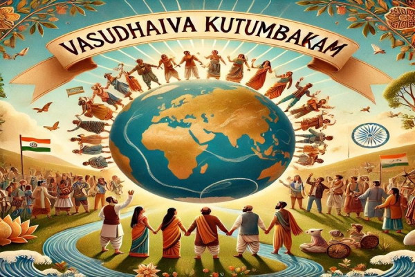 FRIDGE MAGNETS | VASUDHAIVA KUTUMBAKAM | FM001