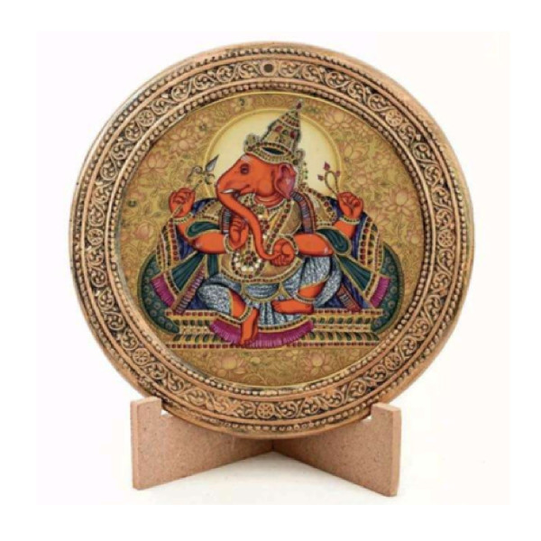 Gaumaya Craft | Wall Hanging | Laminate | Vintage Ganesha